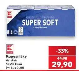 Kaufland Kapesníčky SUPER SOFT nabídka