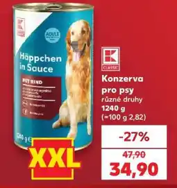 Kaufland Konzerva pro psy nabídka