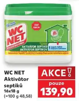 Kaufland WC NET aktivátor septiků nabídka
