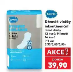 Kaufland Dámské vložky inkontinenční nabídka
