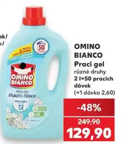Kaufland OMINO BIANCO Prací gel nabídka