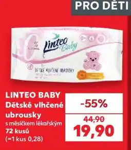 Kaufland Linteo Baby dětské vlhčené ubrousky nabídka