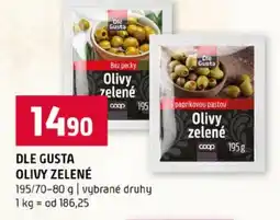 Terno Dle Gusta olivy zelené nabídka