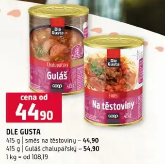 Dle Gusta směs na těstoviny