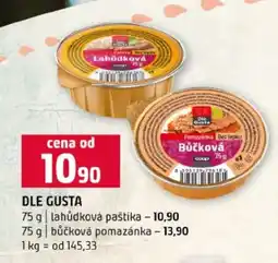 Terno Dle Gusta lahůdková paštika nabídka