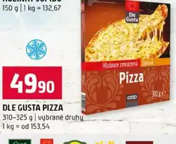 Terno Dle Gusta pizza nabídka