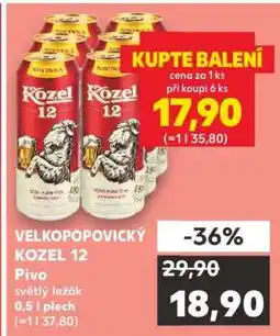 Kaufland VELKOPOPOVICKÝ KOZEL 12 nabídka