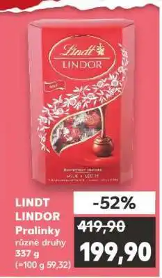 Kaufland Lindt Lindor Pralinky nabídka