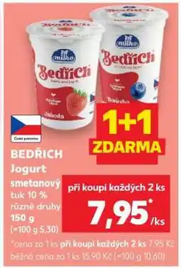 Kaufland Bedřich jogurt smetanový nabídka