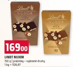 Terno Lindt nuxor nabídka