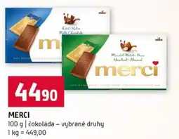 Terno Merci čokoláda – vybrané druhy nabídka