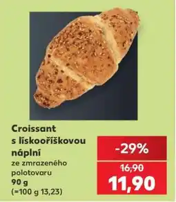 Kaufland Croissant s lískooříškovou náplní nabídka