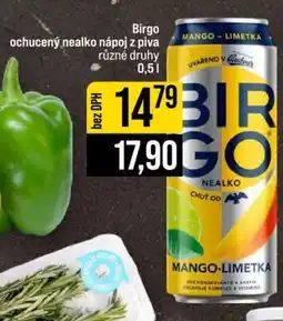 Jip Birgo ochucený nealko nápoj z piva nabídka