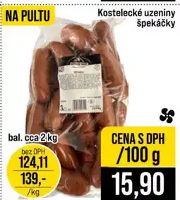 Jip KOSTELECKÉ UZENINY ŠPEKÁČKY nabídka