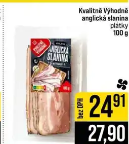 Jip Kvalitně Výhodně anglická slanina plátky 100 g nabídka