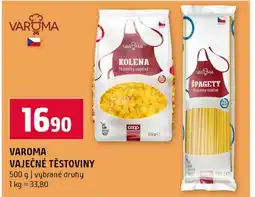Terno Varoma vajčné těstoviny nabídka