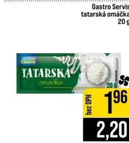 Jip Gastro Servis tatarská omáčka nabídka