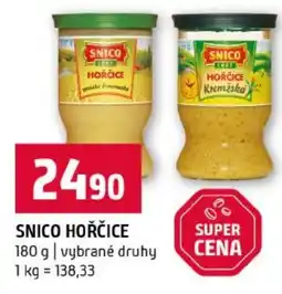 Terno Snico hořčice nabídka