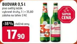 Terno Budvar světlý ležák nabídka