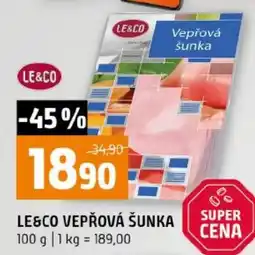 Terno Le&co vepřová šunka nabídka