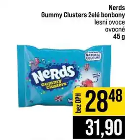 Jip Nerds Gummy Clusters želé bonbony nabídka