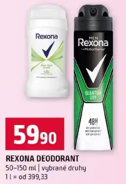 Terno Rexona deodorant nabídka