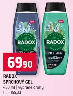 Terno Radox sprchový gel nabídka