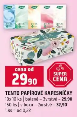 Terno Tento papírové kapesníčky nabídka