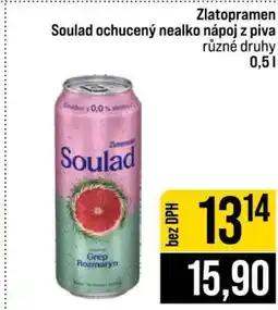 Jip Zlatopramen Soulad ochucený nealko nápoj z piva nabídka