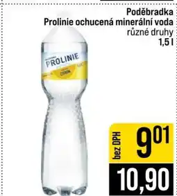 Jip Poděbradka Prolinie ochucená minerální voda nabídka