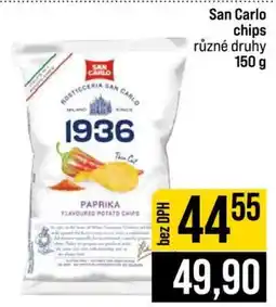 Jip San Carlo chips nabídka