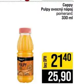 Jip Cappy Pulpy ovocný nápoj nabídka
