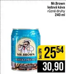 Jip Mr. Brown ledová káva nabídka