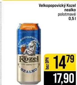 Jip Velkopopovický Kozel nealko nabídka