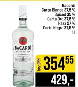 Jip Bacardi Carta Blanca 37,5 % nabídka