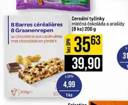 Jip Cereální tyčinky nabídka