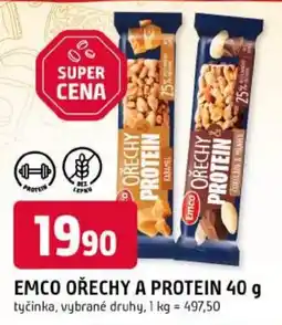 Trefa Emco ořechy a protein nabídka