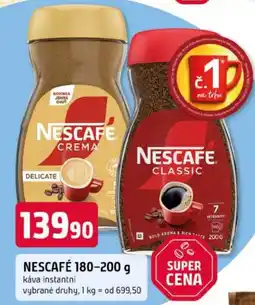 Trefa Nescafe káva instantní nabídka