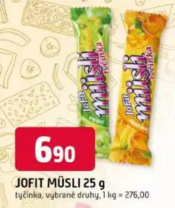 Trefa Jofit müsli tyčinka nabídka