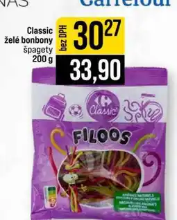 Jip Classic želé bonbony špagety nabídka