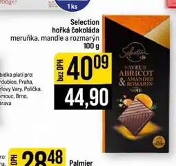 Jip Selection hořká čokoláda nabídka