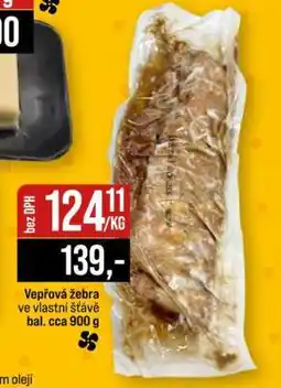 Jip Vepřová žebra ve vlastní šťávě nabídka