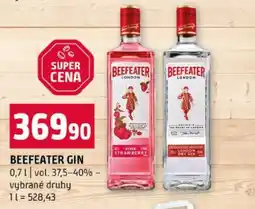 Terno Beefeater gin nabídka