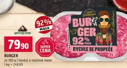 Terno Kostelecké uzeniny burger nabídka