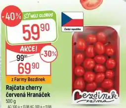 Globus Rajčata cherry červená Hranáček nabídka
