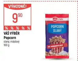 Globus VÁŠ VÝBĚR Popcorn nabídka