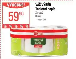 Globus Váš výběr Toaletní papír nabídka