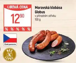 Globus Moravská klobása Globus nabídka