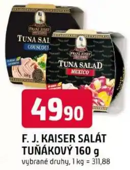 Trefa F. J. kaiser salát tuňákový nabídka