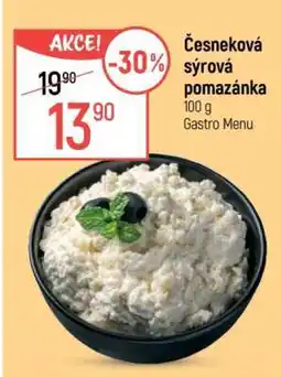 Globus Česneková sýrová pomazánka nabídka